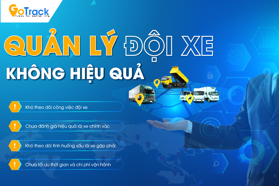 Quản lý đội xe không hiệu quả