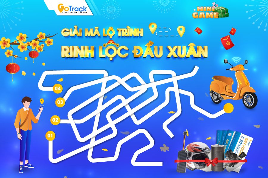 Minigame GIẢI MÃ LỘ TRÌNH - RINH LỘC ĐẦU XUÂN