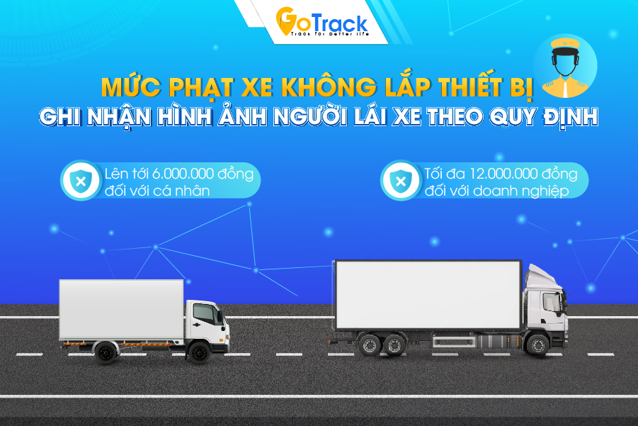 Xe không lắp thiết bị ghi nhận hình ảnh người lái xe bị phạt bao nhiêu tiền?