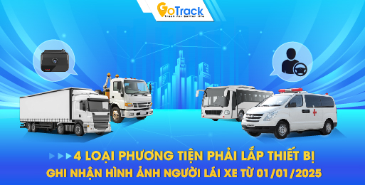 4 loại phương tiện phải lắp thiết bị ghi nhận hình ảnh người lái xe từ 01/01/2025