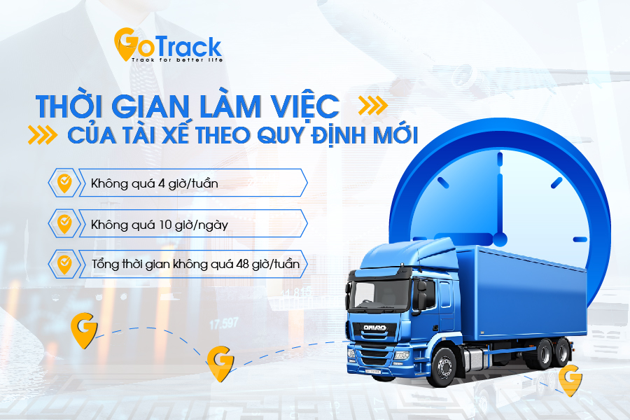 Thời gian lái xe của tài xế theo quy định mới