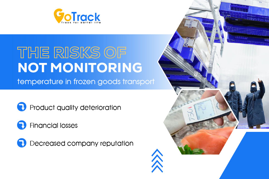 The risks of not monitoring temperature in frozen goods transport