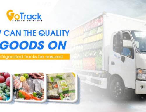 How can the quality of goods on refrigerated trucks be ensured? 