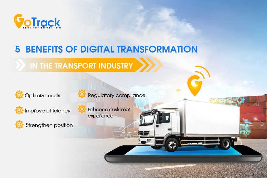 Benefits of digital transformation trend in transport