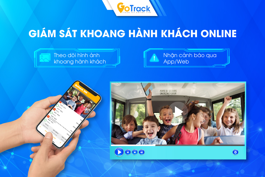 Theo dõi khoang hành khách qua App/Web