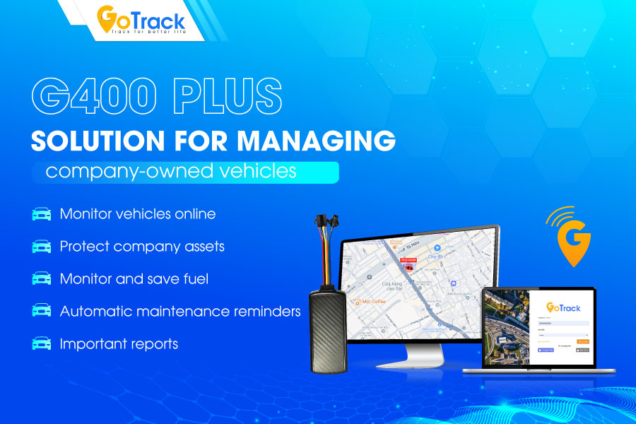 G400 Plus solution for managing company-owned vehicles