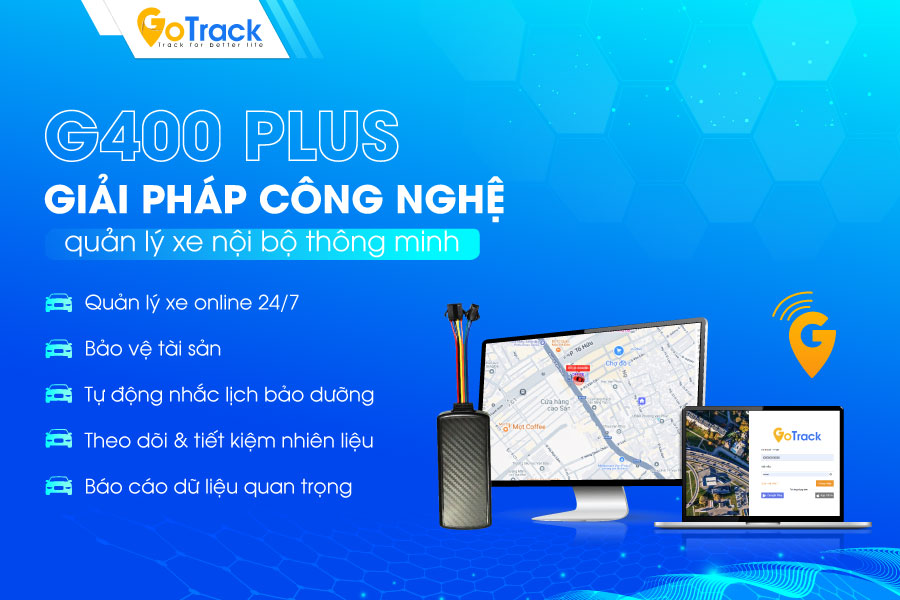 Giải pháp công nghệ G400 Plus quản lý xe ô tô nội bộ 