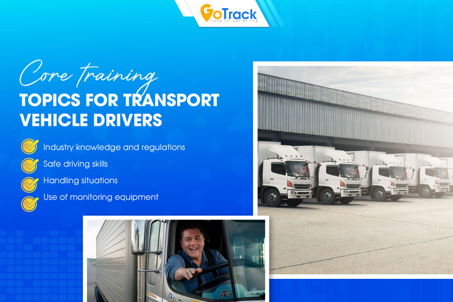 Core training topics to improve driving skills for drivers