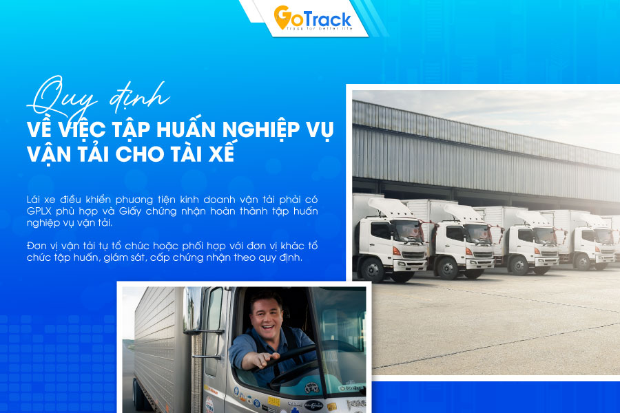 Quy định về việc tập huấn nghiệp vụ vận tải cho tài xế