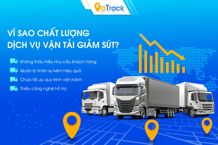 Chất lượng dịch vụ vận tải kém: Nguyên nhân và hậu quả - GoTrack 